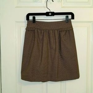 Zara Houndstooth Mini skirt Size: small